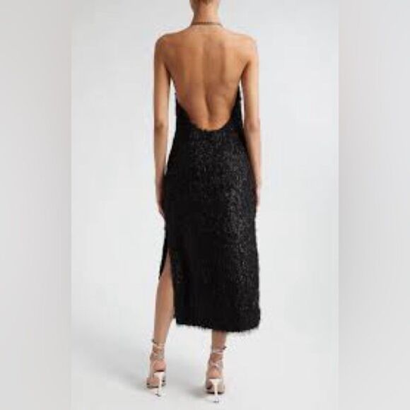 NWOT Stine Goya Promise Halter Metallic Dress Medium - Picture 8 of 11